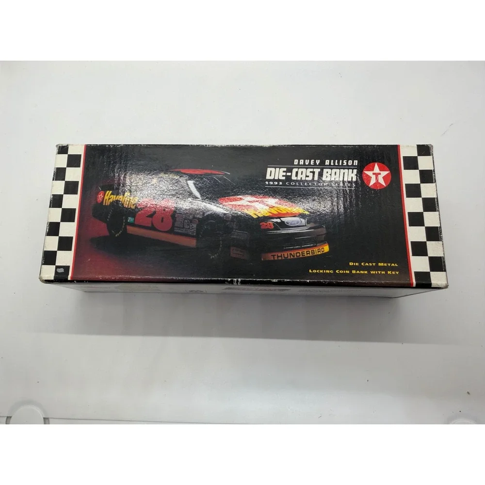 1993 Racing Champions Davey Allison #28 Texaco Havoline 1:24 Diecast Bank
